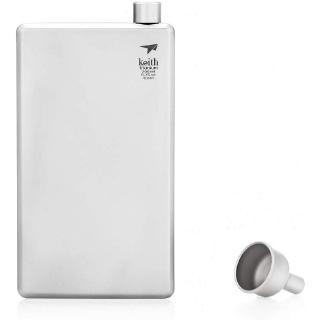 Keith ti9307 - bình đựng rượu titanium 200ml