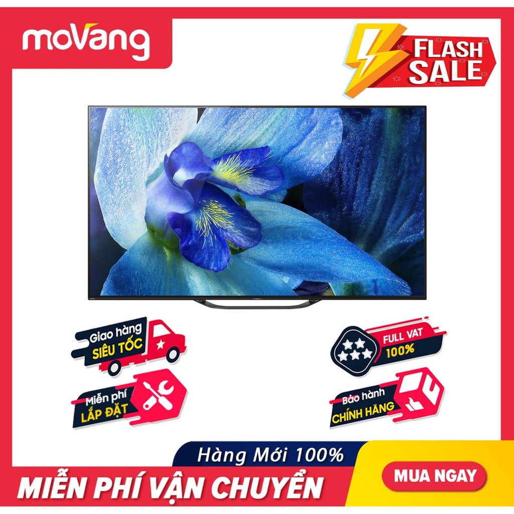 (HCM) Android Tivi OLED Sony 4K 55 inch 55A8G