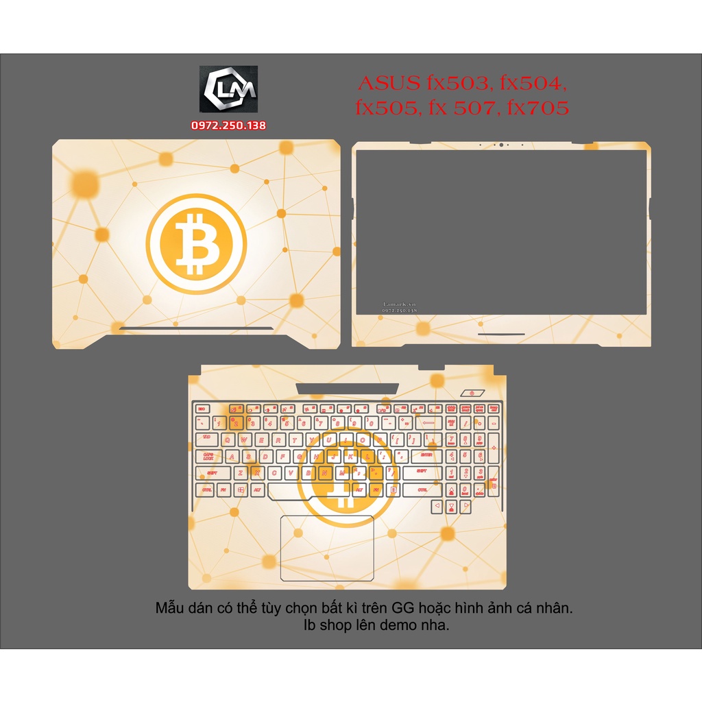 Skin dán cho laptop Asus FX503,FX504,FX505,FX507,FX705 ..Các dòng game các Hãng , shop đều phục vụ quý khách đủ cả