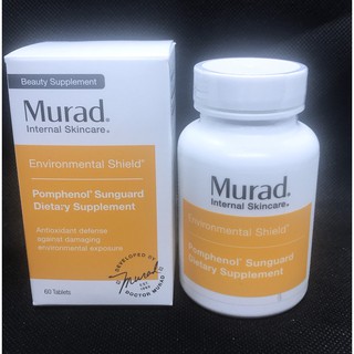 Viên uống chống nắng làm da sáng, khỏe, mờ nám Murad Pomphenol Sunguard Dietary Supplement.