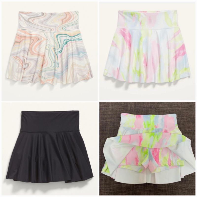Chân váy thể thao High-Waisted PowerSoft Performance Skort for Girls
