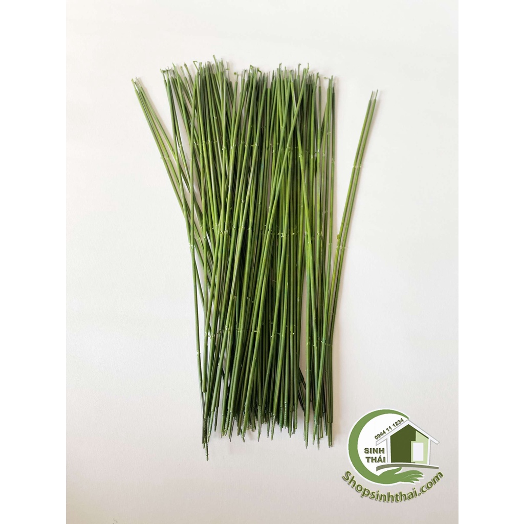 Cây que kẽm bọc nhựa làm thân hoa dài 40cm