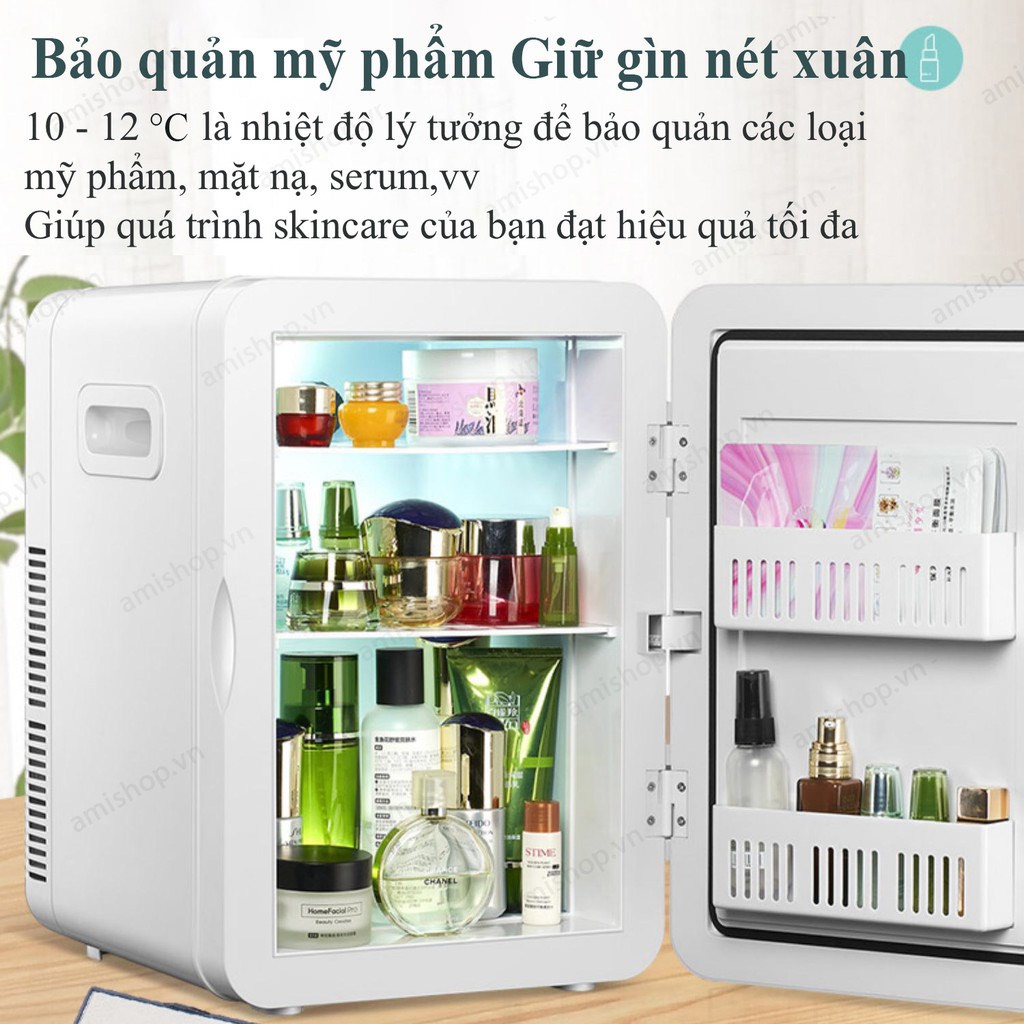 Tủ lạnh mini 13,5L/20L  màn hình led cảm ứng , có thể dùng trên ô tô
