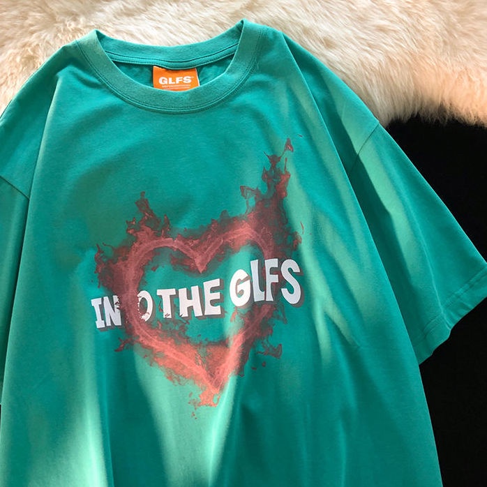 Áo Thun Dáng Rộng Ngắn Tay Thời Trang Mùa Hè Hàn Quốc Dành Cho Nữ 2022