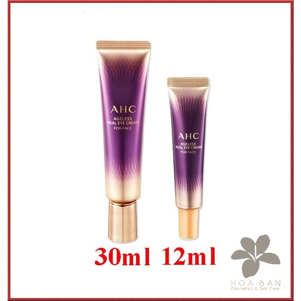 Kem Mắt AHC Ageless Real Eye Cream For Face 12ml &30ml | BigBuy360 - bigbuy360.vn