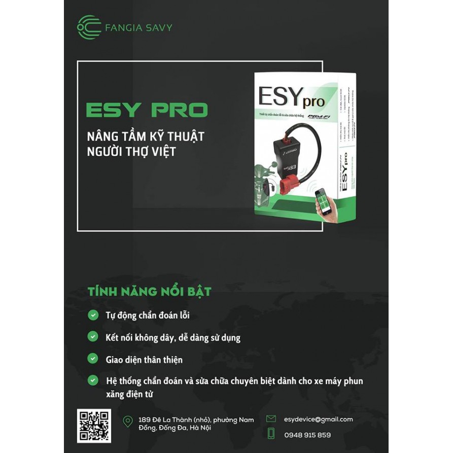 ESY PRO + Cáp YAMAHA chính hãng