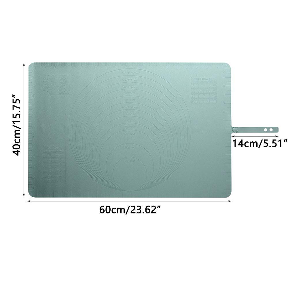 CONOPERY Thảm Nướng Bánh Bằng Silicone Cỡ Lớn Kèm Thước Đo Tiện Dụng