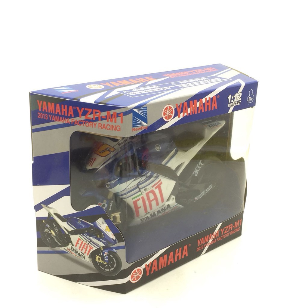 Mô Hình Xe Mô Tô Yamaha Moto Gp M1 Dài 17cm Tỉ Lệ 1: 12