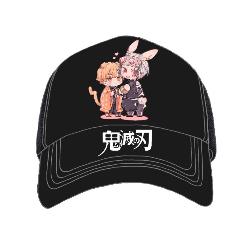Mũ lưỡi trai in hình KIMETSU NO YAIBA THANH GƯƠM DIỆT QUỶ 5 mẫu xinh xắn thời trang anime chibi