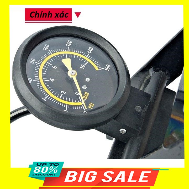 Bơm đạp chân mini stanlays đa năng dùng cho bể bơi ô tô xe máy xe đạp 2 xi lanh max 8kg bơm xe 7 chỗ