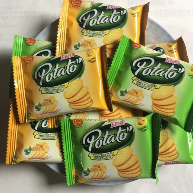Bánh ăn vặt 1 thùng bánh khoai tây potato minh phát đồ ăn vặt ngon chất lượng