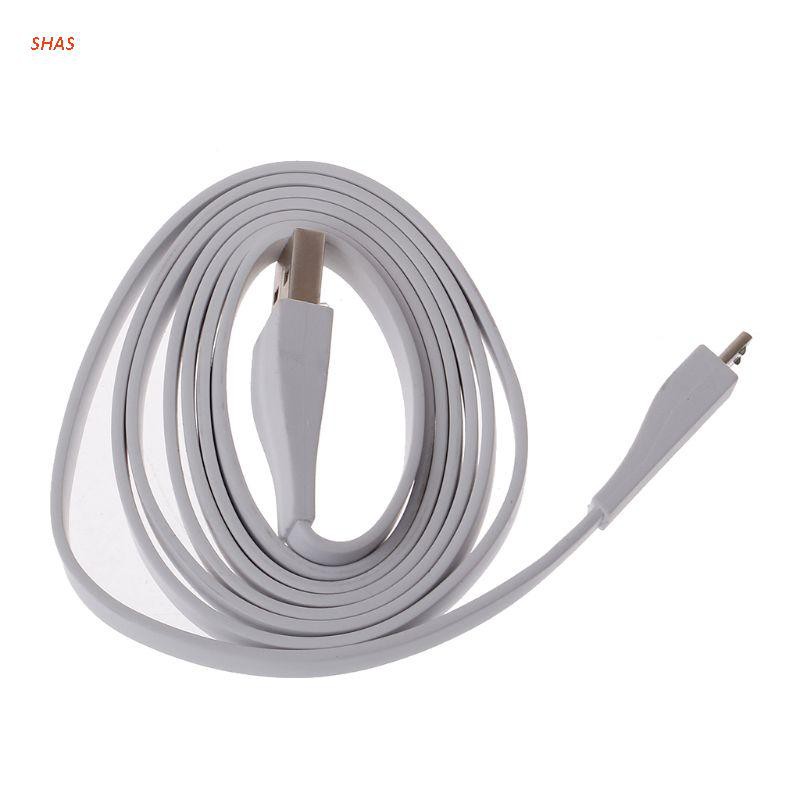 SHAS 1.2m Micro USB PC Charger Flexible Cable Data Transfer USB Extension Cord For Logitech UE BOOM MEGA Wireless Bluetooth Speaker Charger