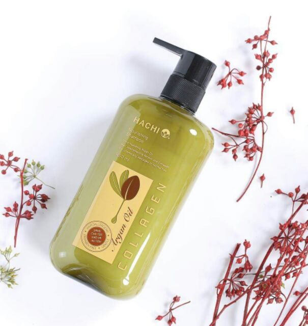 [CHÍNH HÃNG]  DẦU GỘI HACHI ARGAN DÀNH CHO TÓC HƯ TỔN GIÁ RẺ