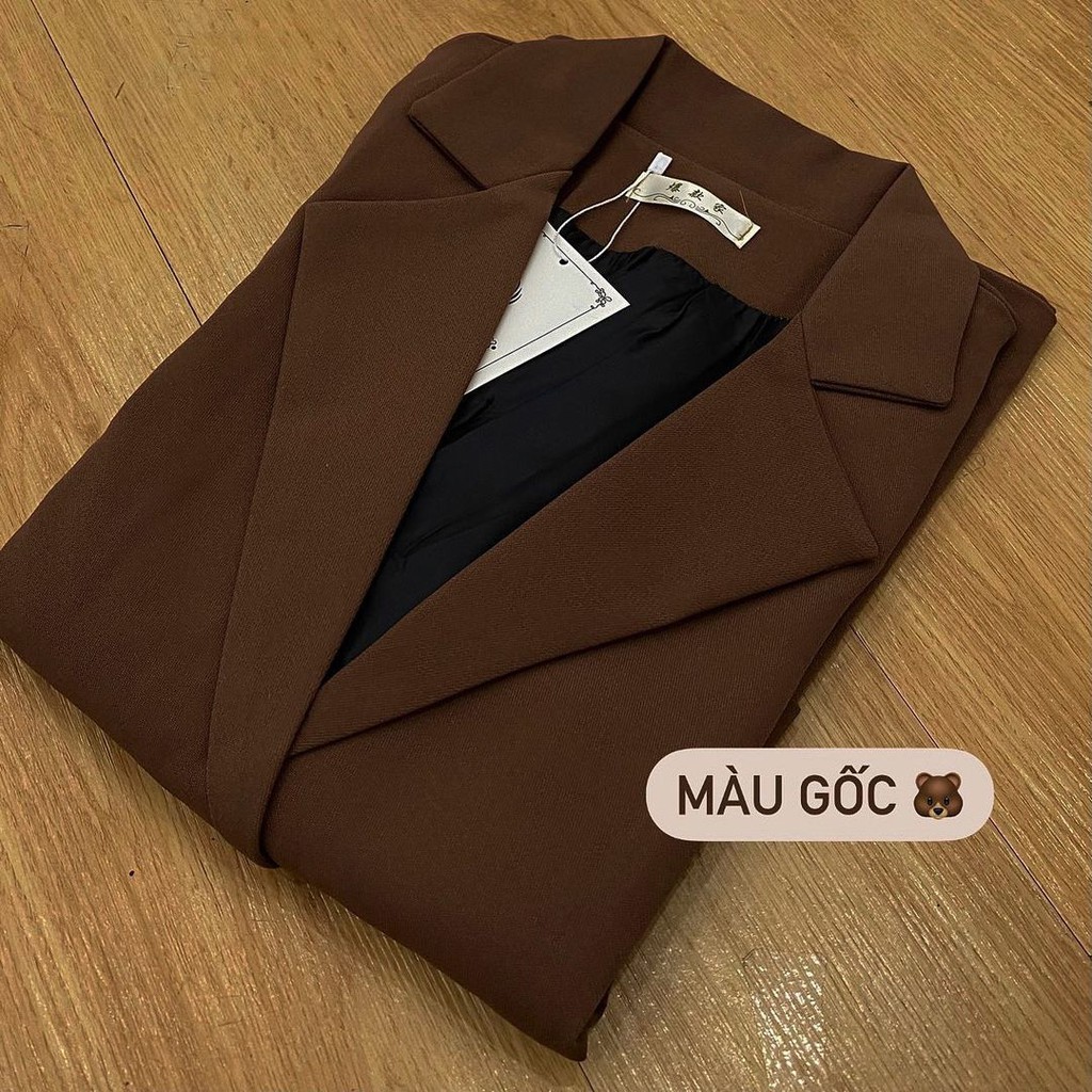 [Có sẵn] ÁO BLAZER TÚI NẮP 2 CÚC STYLE HÀN QUỐC
