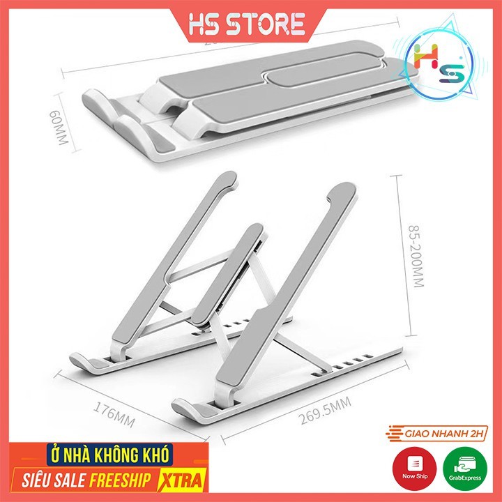 Giá Đỡ LAPTOP, MACBOOK, IPAD Bằng Nhựa Đế Tản Nhiệt Có Thể Điều Chỉnh Được Độ Cao,Nâng Độ Cao Màn Hình Vừa Tầm Mắt | BigBuy360 - bigbuy360.vn