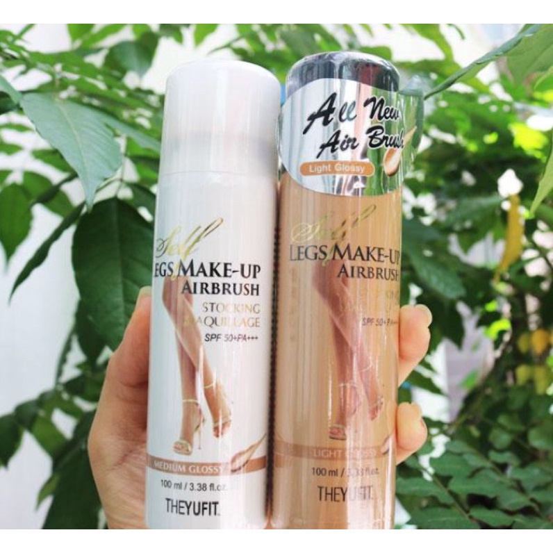xịt chống nắng trắng da Yufit Airbrush tất phun che khuyết điểm chân sẹo bớt thâm mụn rạn da chống nắng SPF 50