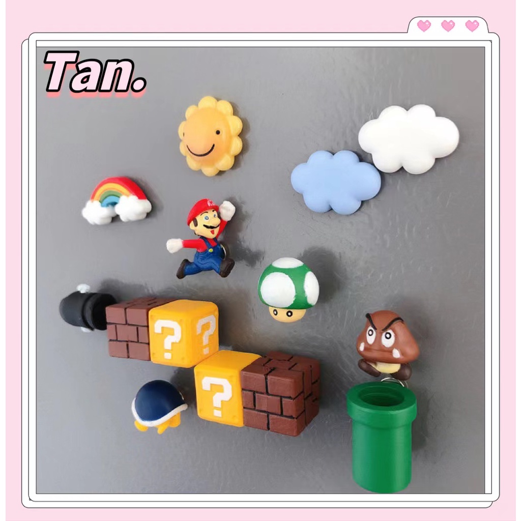 Nam Châm Gắn Tủ Lạnh In Hình Super Mario Xinh Xắn