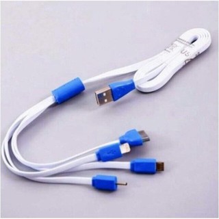 XẢ KHO 🎁 CÁP SẠC 4 ĐẦU DÀI (lightning,micro,iphone 4, chân kim nhỏ) RẺ BẤT CHẤP