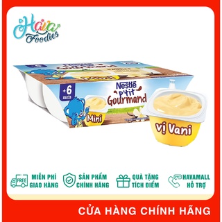 Lốc váng sữa nestle p’tit gourmand vị vani 60gr x 6 hộp