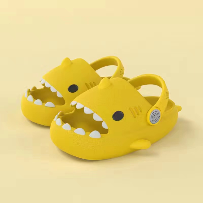 SANITKUN Giày mát cá mập stereo cho trẻ em