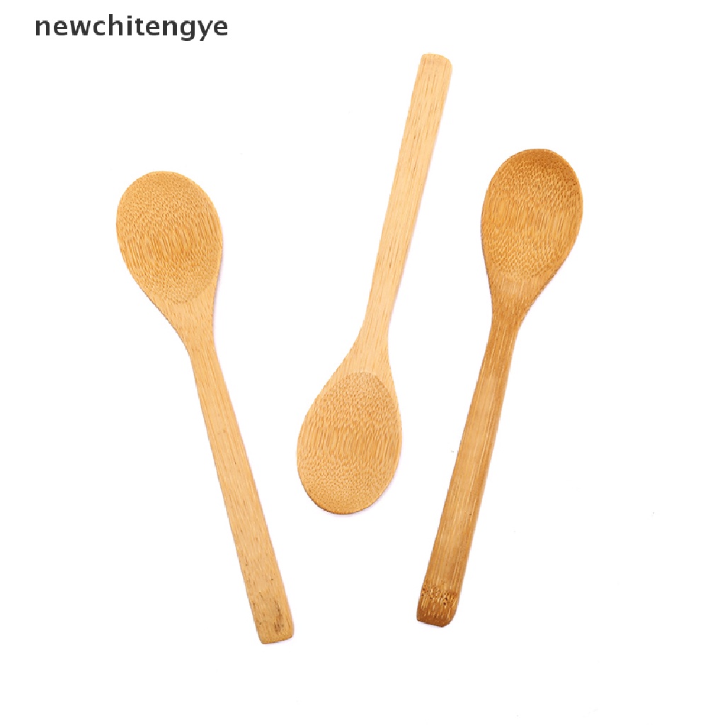 Muỗng Tre Tròn Múc Canh / Cà Phê / Muối Tiện Dụng Cho Nhà Bếp