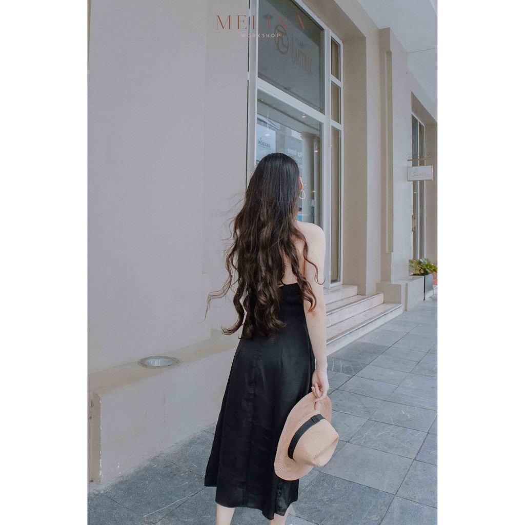 Đầm 2 dây buộc nơ lưng - Lily Dress