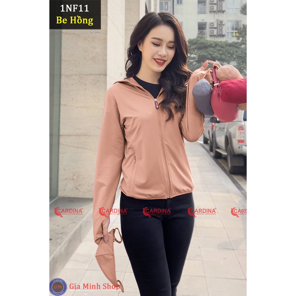 Áo Chống Nắng 1 Lớp Chất Thun Lạnh Cao Cấp Chính Hãng CARDINA