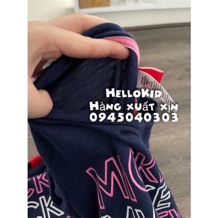 V124-Váy cotton chữ mickey màu