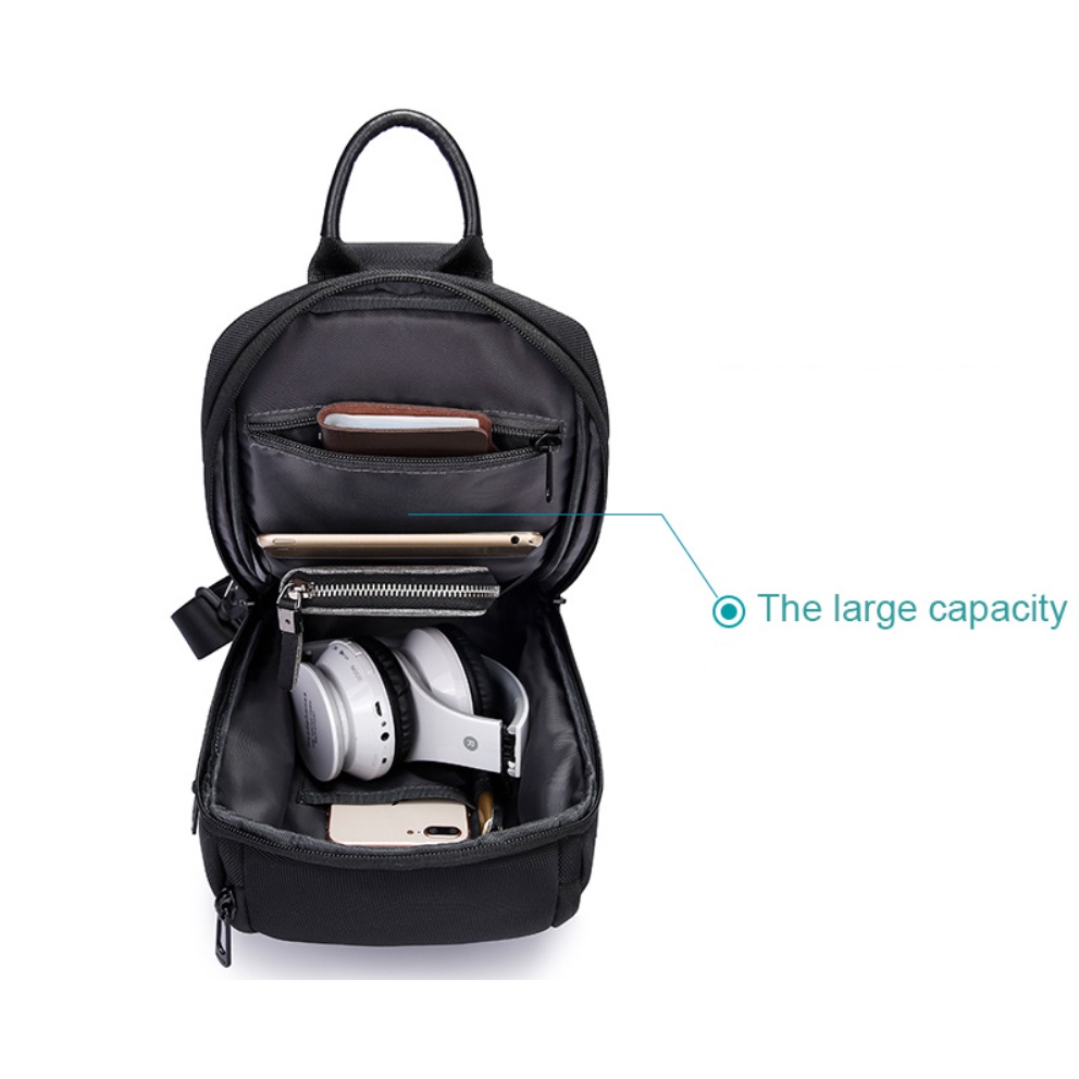 Túi đeo chéo đeo ngực nam cao cấp phong cách châu âu