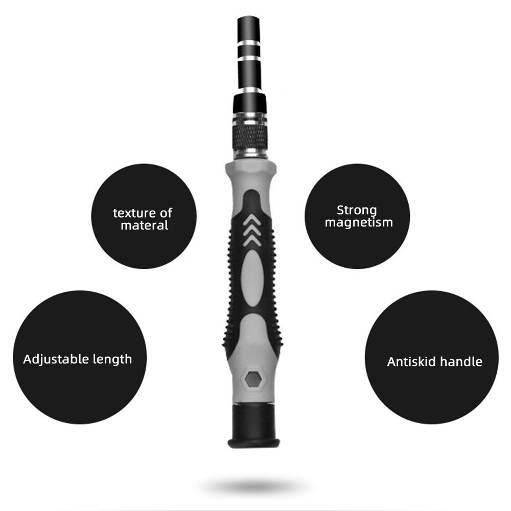 Set tua vít ADIEEPEN nam châm chính xác 115 trong 1 dành cho sửa chữa đồng hồ điện thoại máy tính