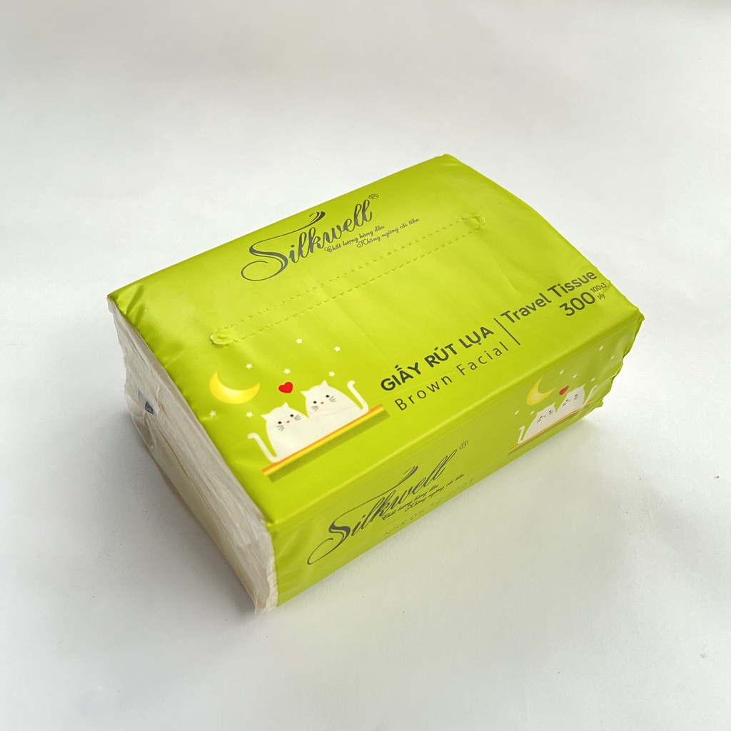 Giấy ăn gấu trúc Thùng 30 gói Silkwell siêu dai, hàng siêu thị cao cấp