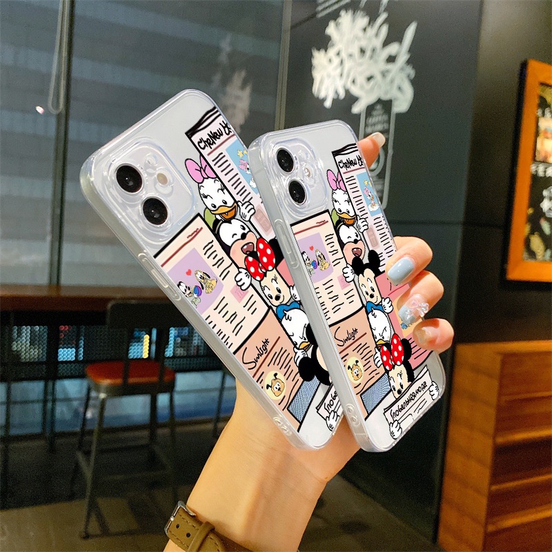 Disney Ốp Điện Thoại TPU Dẻo In mickey minnie IPhone 14 12 PRO 12Promax mini 11 PRO 11PROMAX 13 PRO 13PROMAX Xs Max XR 7 8 Plus