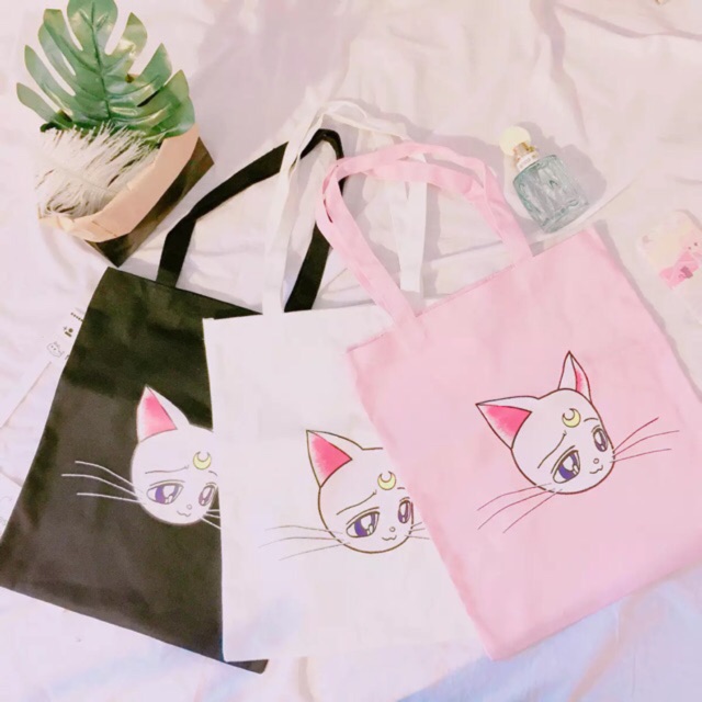 Tote mèo ulzzang dễ thương(có sẵn)