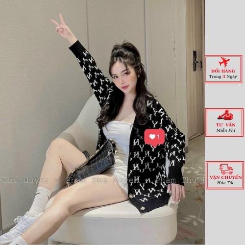 Áo khoác cardigan len nữ chữ dáng dài thu đông ulzzang Hàn Quốc yolo fashion