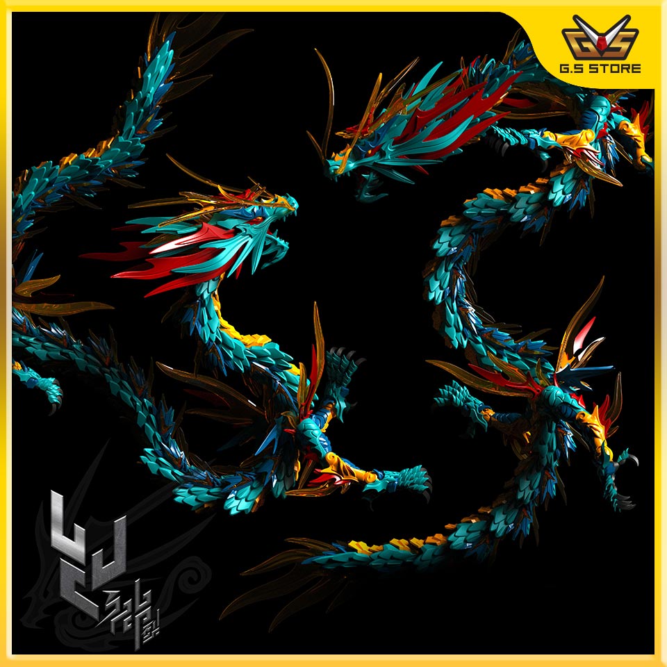 Mô hình rồng xanh thanh long SHENX – AZURE DRAGON PLASTIC MODEL KIT