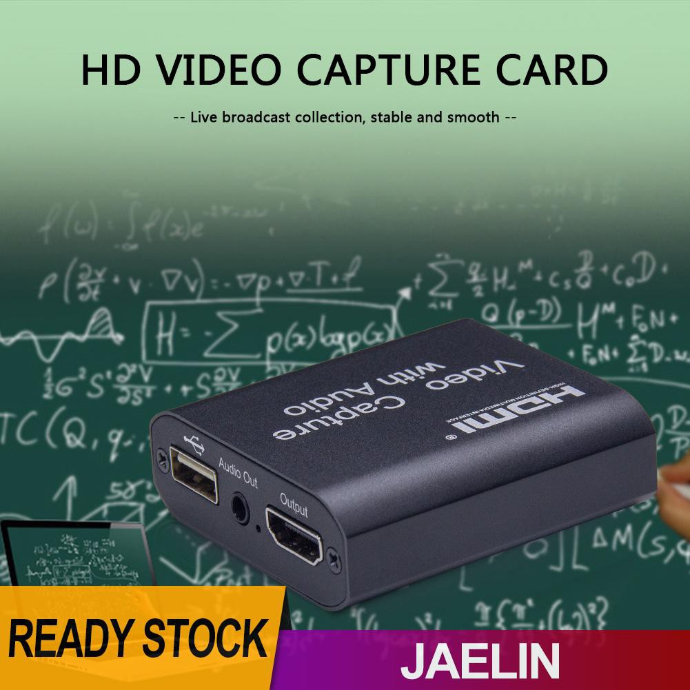 Thiết Bị Thu Hình Video 1080p Usb Hdmi-Comp + Đầu Ra Âm Thanh 3.5mm