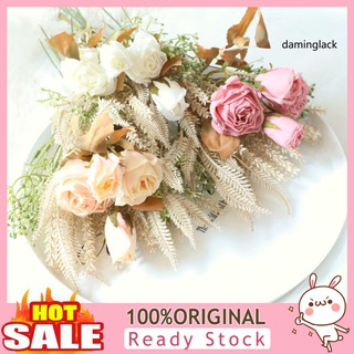 (daminglack) 1 Bó Hoa Hồng Giả Để Bàn Trang Trí Tiệc