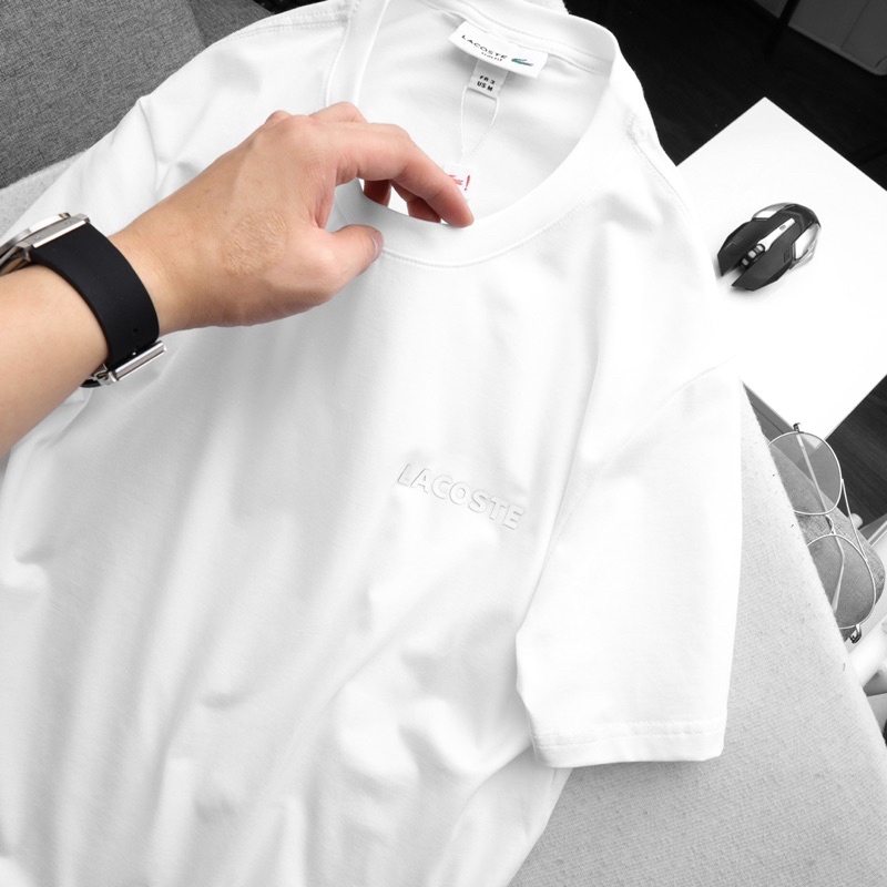 ÁO THUN TRƠN LC LOGO ÉP SILICON