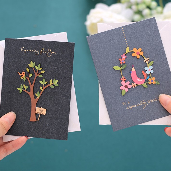 Thiệp Giấy Nổi 3D Sáng Tạo