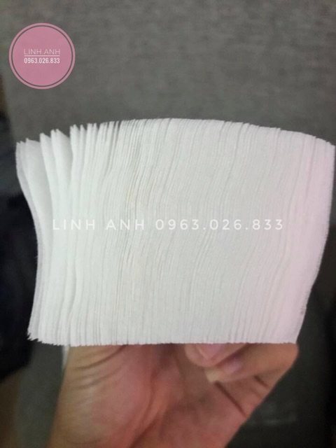 BÔNG CẮT SẴN 1600 MIẾNG Không Xơ Dệt