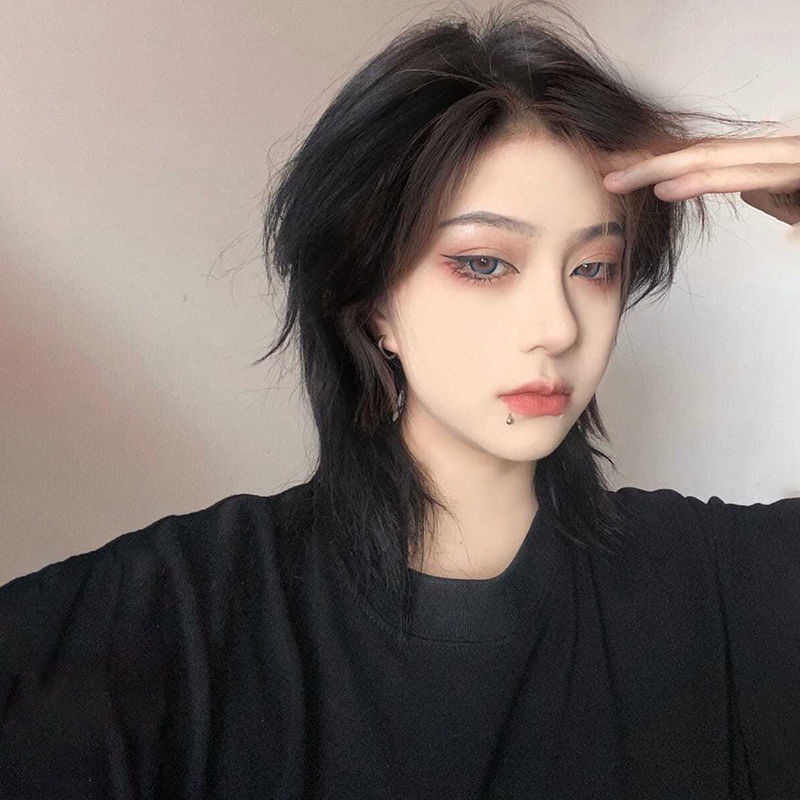 Bộ Tóc Giả Ngắn Hóa Trang Nhân Vật Đầu Sói Độc Đáo Cá Tính Cho Nam Và Nữ