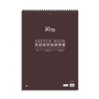 Sổ vẽ phác thảo SKETCH BOOK  CAMPAP khổ A4, 12 tờ, Định lượng 240 gms