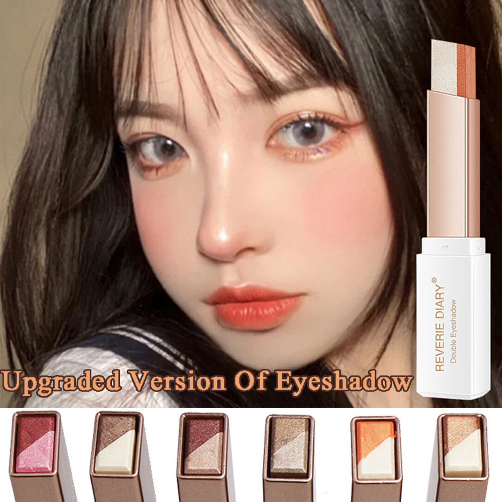 [Hàng mới về] Thỏi phấn mắt hai màu không thấm nước và mồ hôi long lanh chất nhung mịn màng