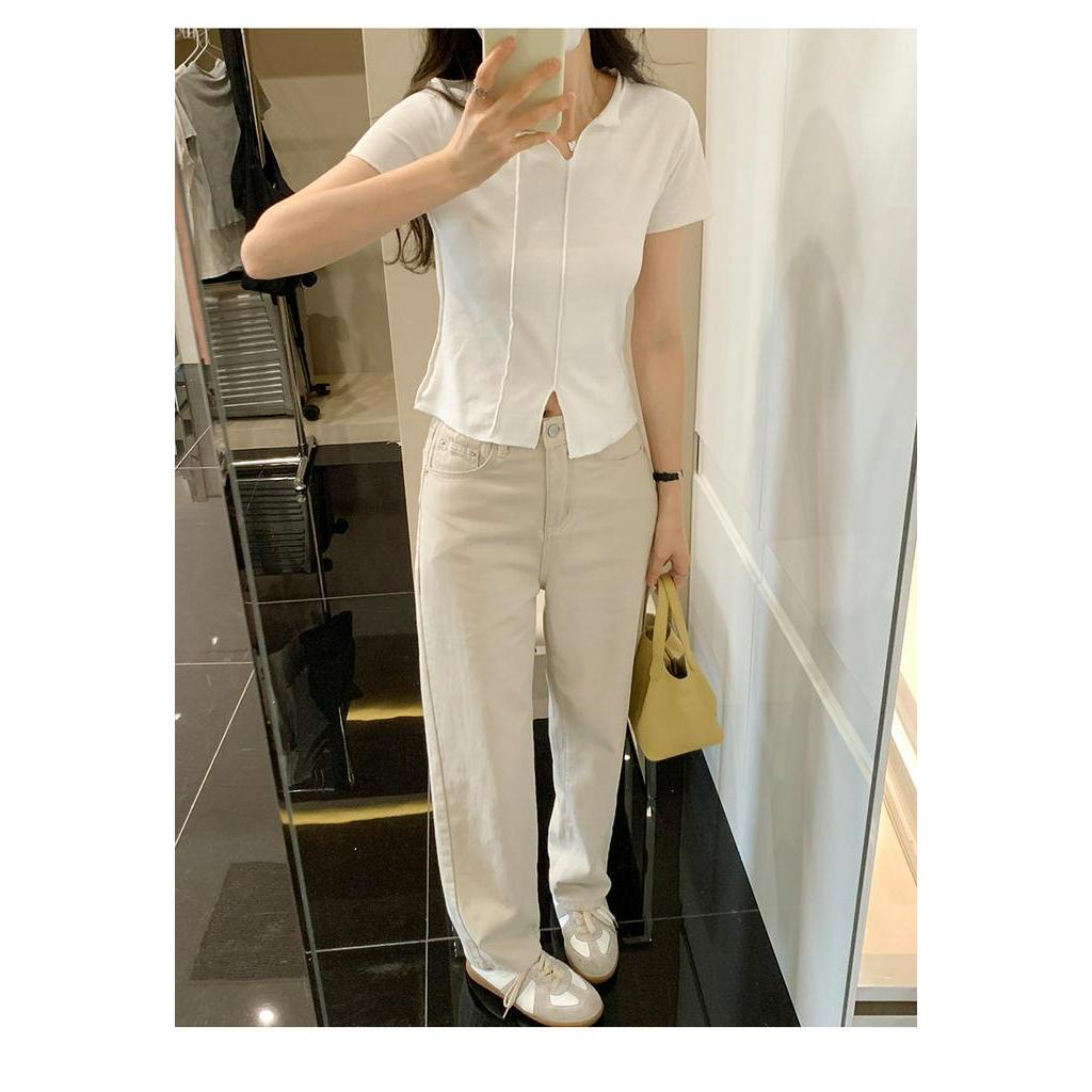 Áo Thun Xẻ Tà Ngắn Tay Thời Trang Cá Tính 63159