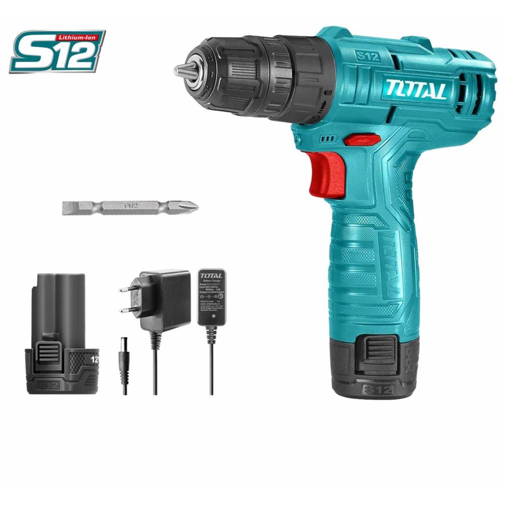 Máy khoan vặn vít dùng pin S12 Total TDLI1241