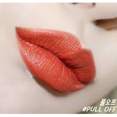 Son 3CE Blurring Liquid Lip Pull Off Màu Cam CÀ RỐT