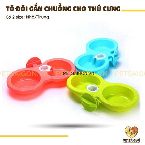 TÔ ĐÔI GẮN CHUỒNG CHO THÚ CƯNG