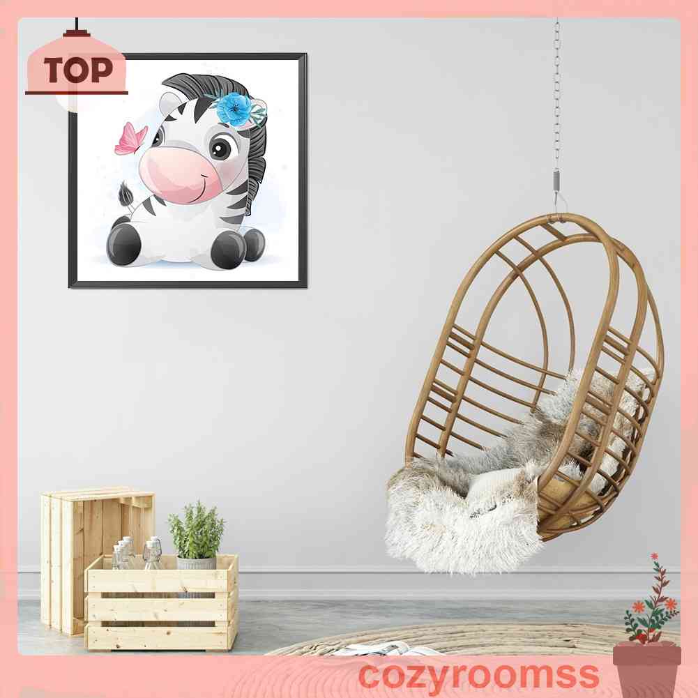 Bộ Tranh Đính Đá 5D Họa Tiết Hoạt Hình Động Vật Dễ Thương Độc Đáo DIY