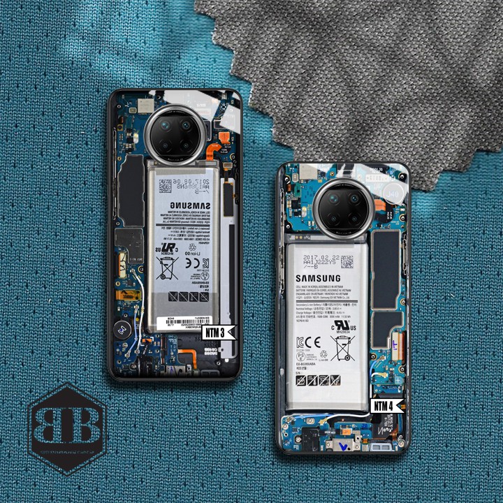 Ốp lưng kính cường lực Xiaomi Redmi Note 9 Pro 5G / Mi 10T lite hình nội thất máy