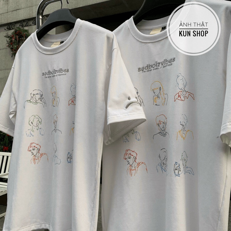 Áo thun nam nữ tay lỡ form rộng unisex họa tiết mới lạ hot hit THỜI TRANG KOKO MI